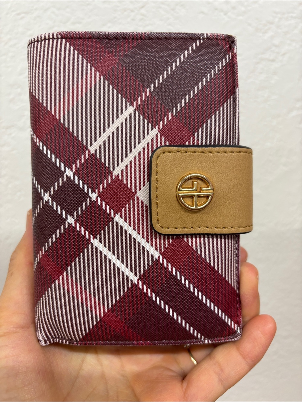 Giani Bernini red wallet
